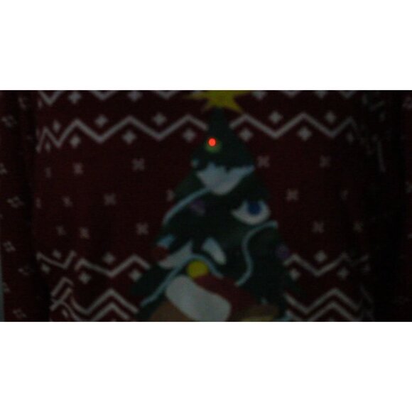 Rudolph the Red nose Reindeer Sweatshirt Light up Christmas Tree Jr sz M 7 8 9 - Picture 8 of 8